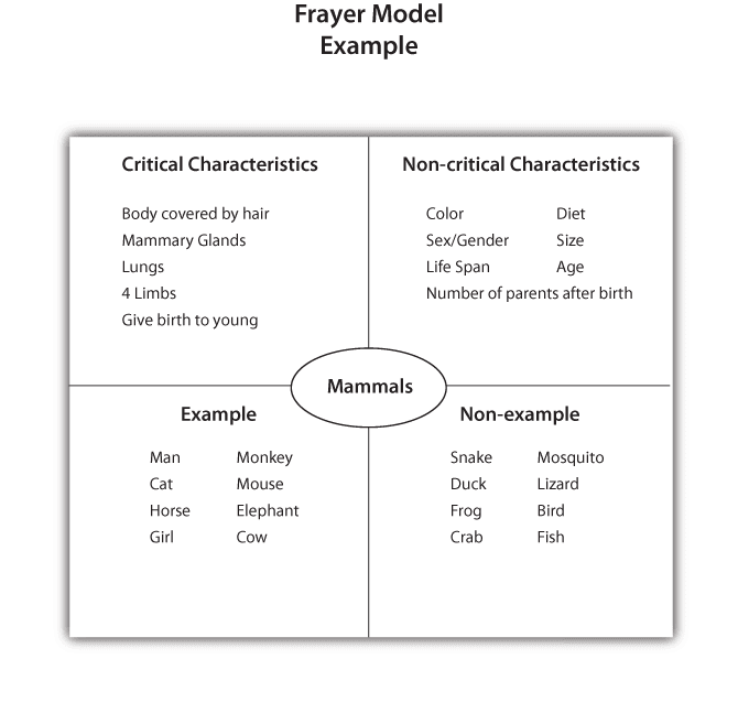 science the mlk way december 2013 frayer model science