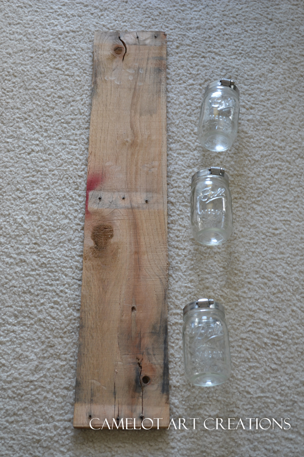 Camelot Art Creations DIY Mason Jar Rack {Tutorial}
