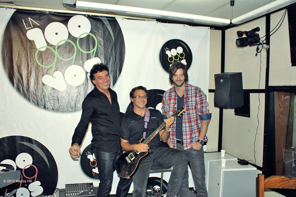Dufour musica Valerio Rinaldi en La Cien en Vivo 2