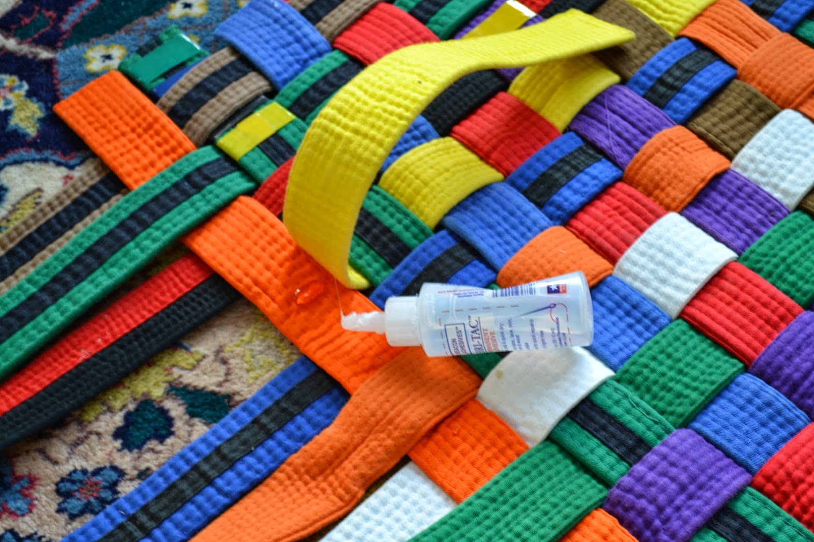 How to Make a Rug out of Tae-Kwon-Do Belts?