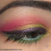 Colorful Summer Eye Makeup Step By step Tutorial