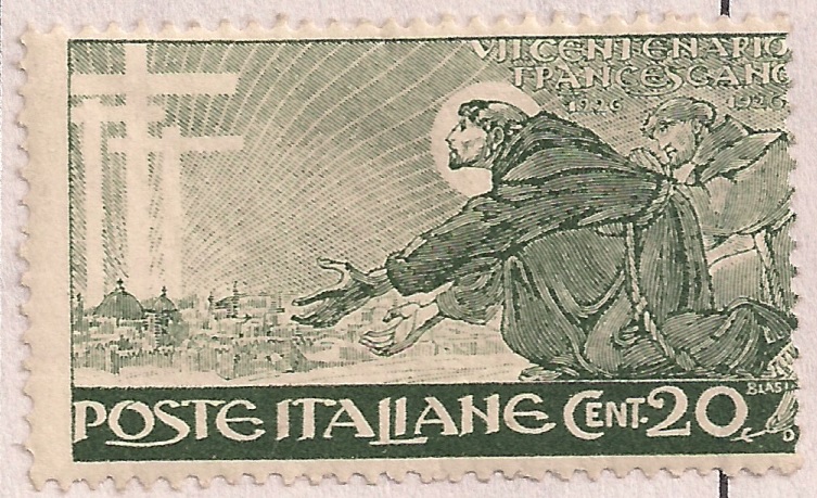 CULTURA FILATELICA: Francobollo del Regno d&rsquo;Italia da centesimi 20