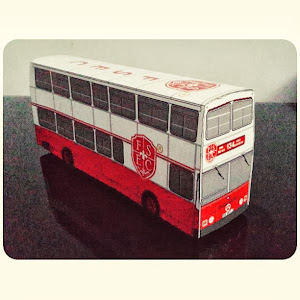 Papercraft Bus Fun & Smart Education Center