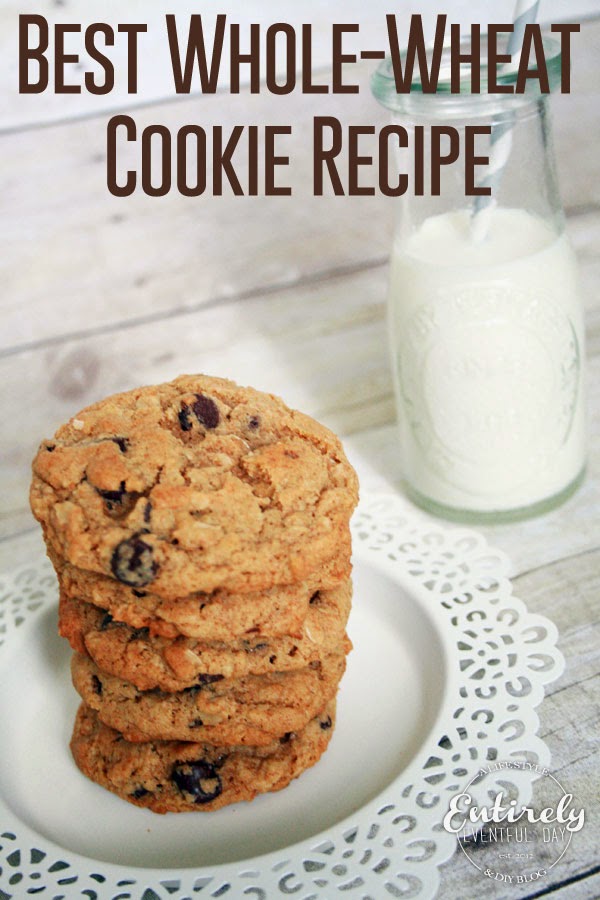 Best Whole Wheat Cookie Recipe {Oatmeal Chocolate Chip} Entirely