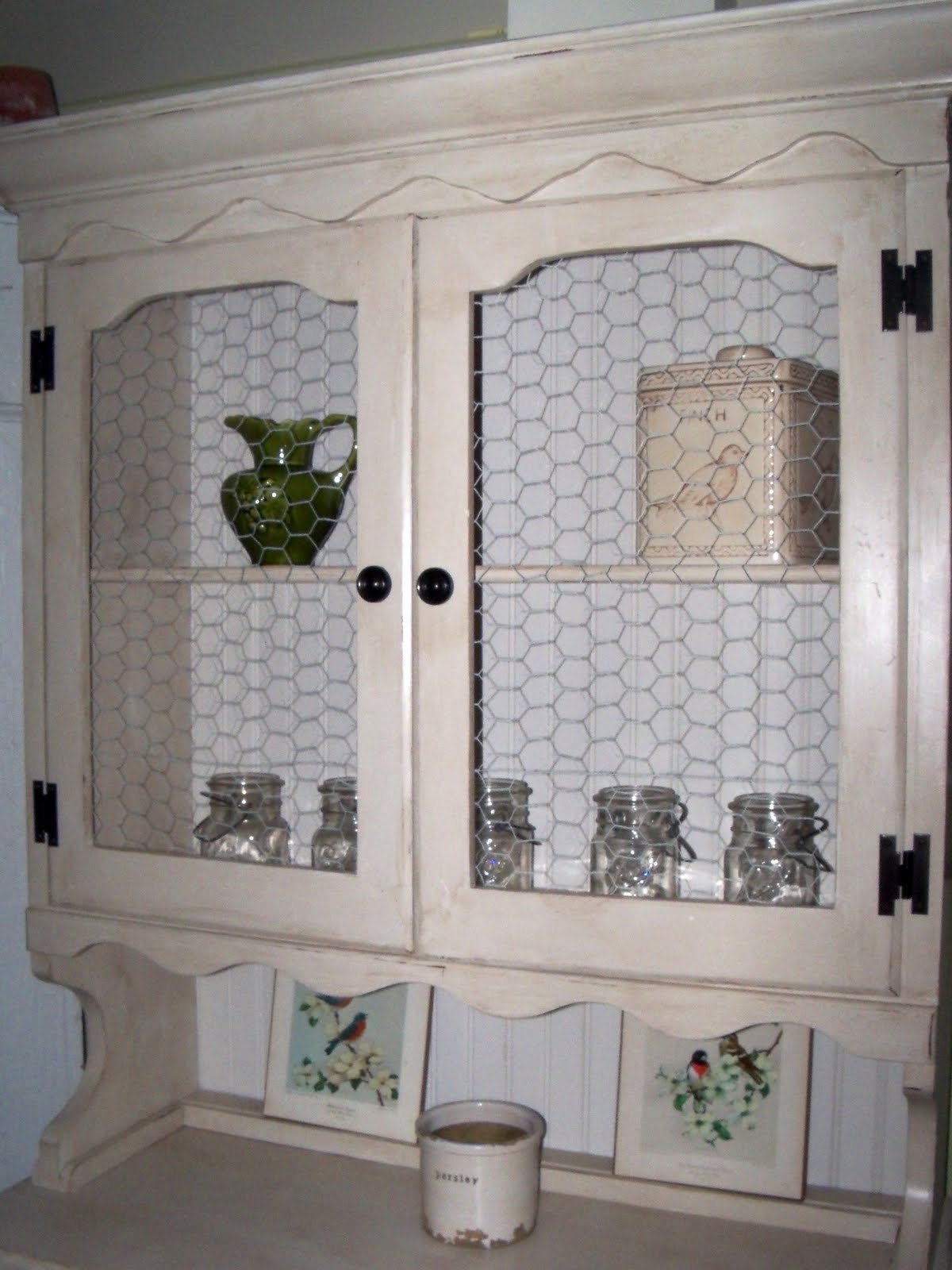 All About the Cozy Ikea Hutch gets a Make Over Shabby Chic Style