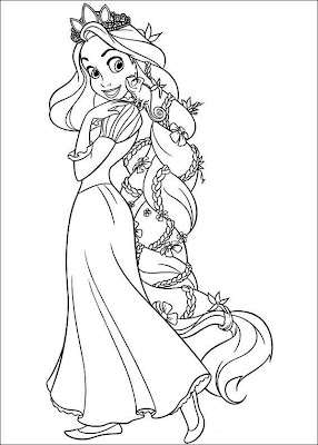 Tangled Coloring Sheets on Coloring Pages Com  Tangled Coloring Pages Free