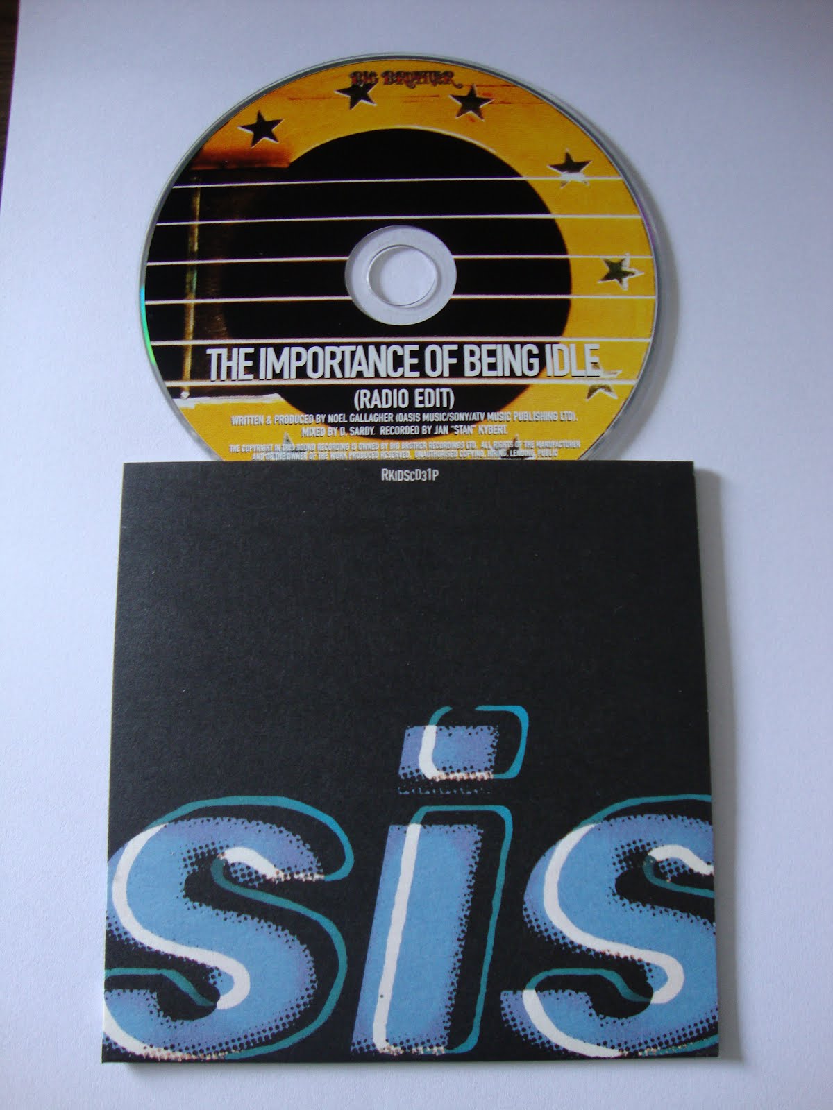 The Importance Of Being Idle (UK Promo) ~ WIS Oasis Collectors