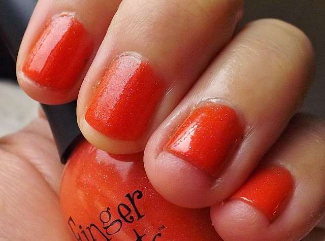 Finger Paints Nail Polish in Art Nouveau Nectarine - wide 9
