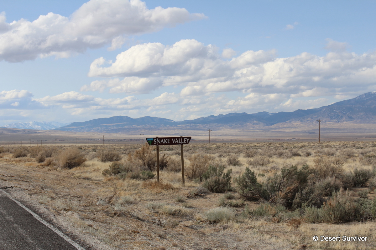 Protect Snake Valley New Snake Valley Sign