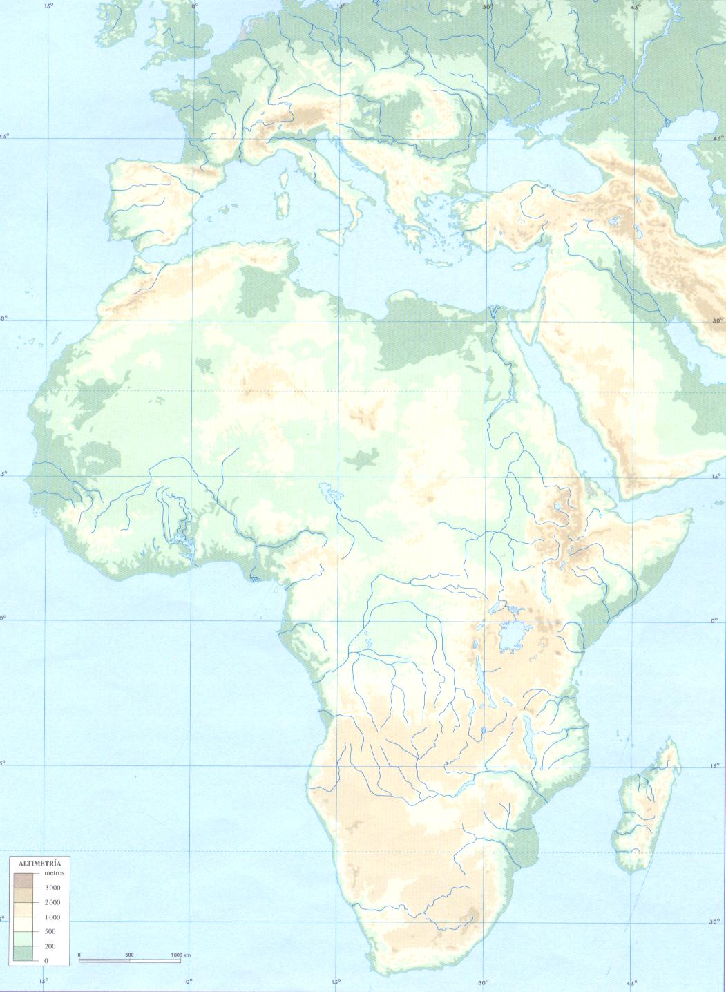Geografía e Historia 4º ESO: 11 - Mapas Geográficos - Modelos Mudos