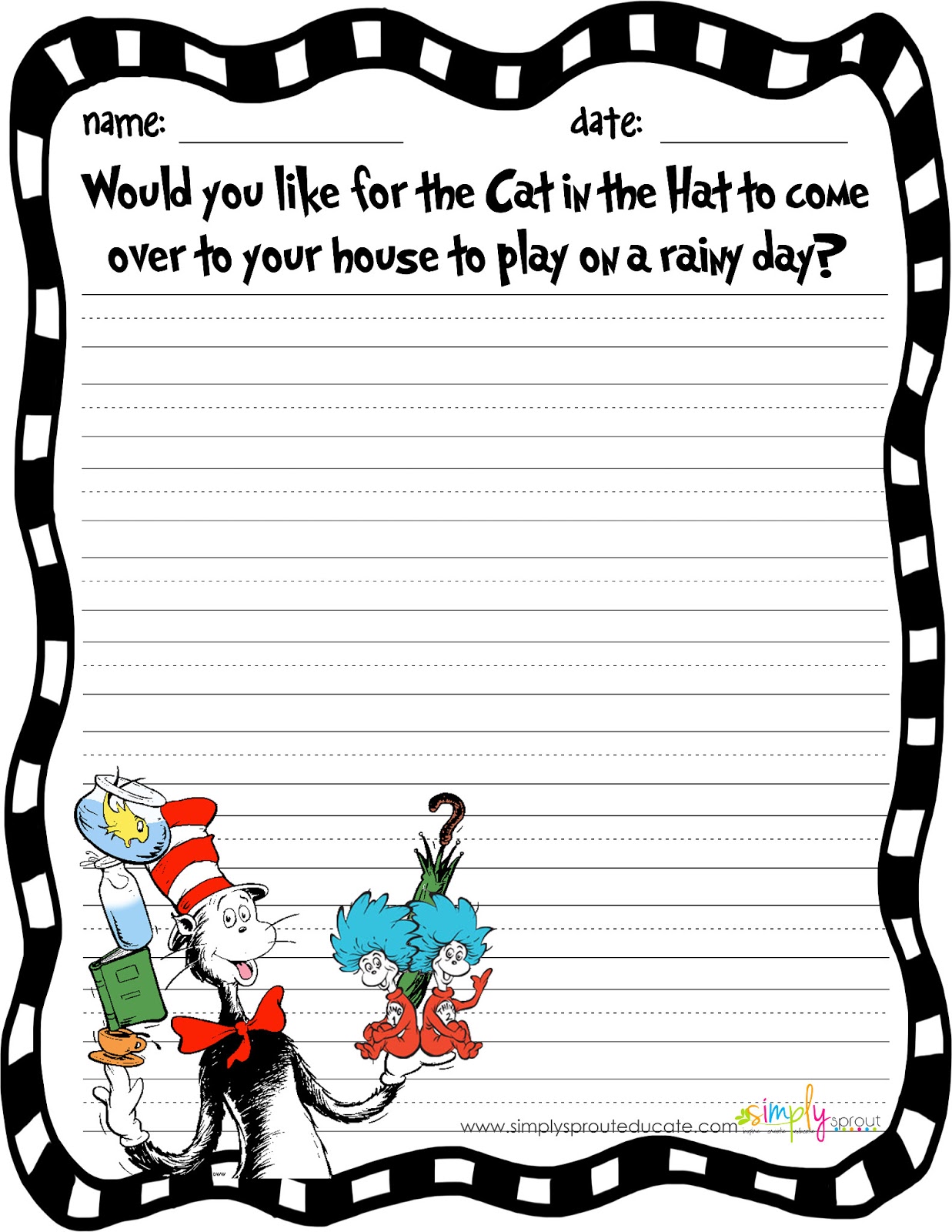 Celebrate Reading with The Cat in the Hat Simply Sprout