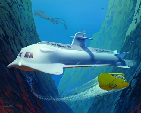 Seaview launches flying mini-sub