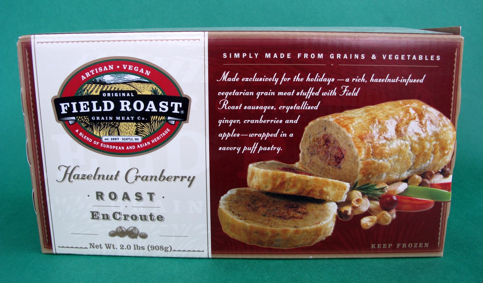 The Laziest Vegans in the World Field Roast Hazelnut Cranberry Roast