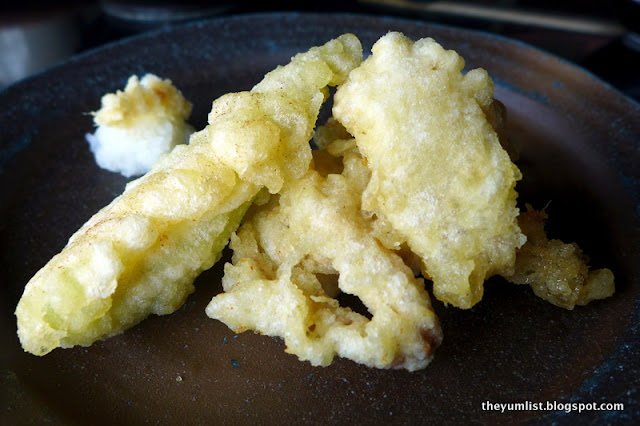 Soft Shell Tempura kogestu, saujana, japanese restaurant