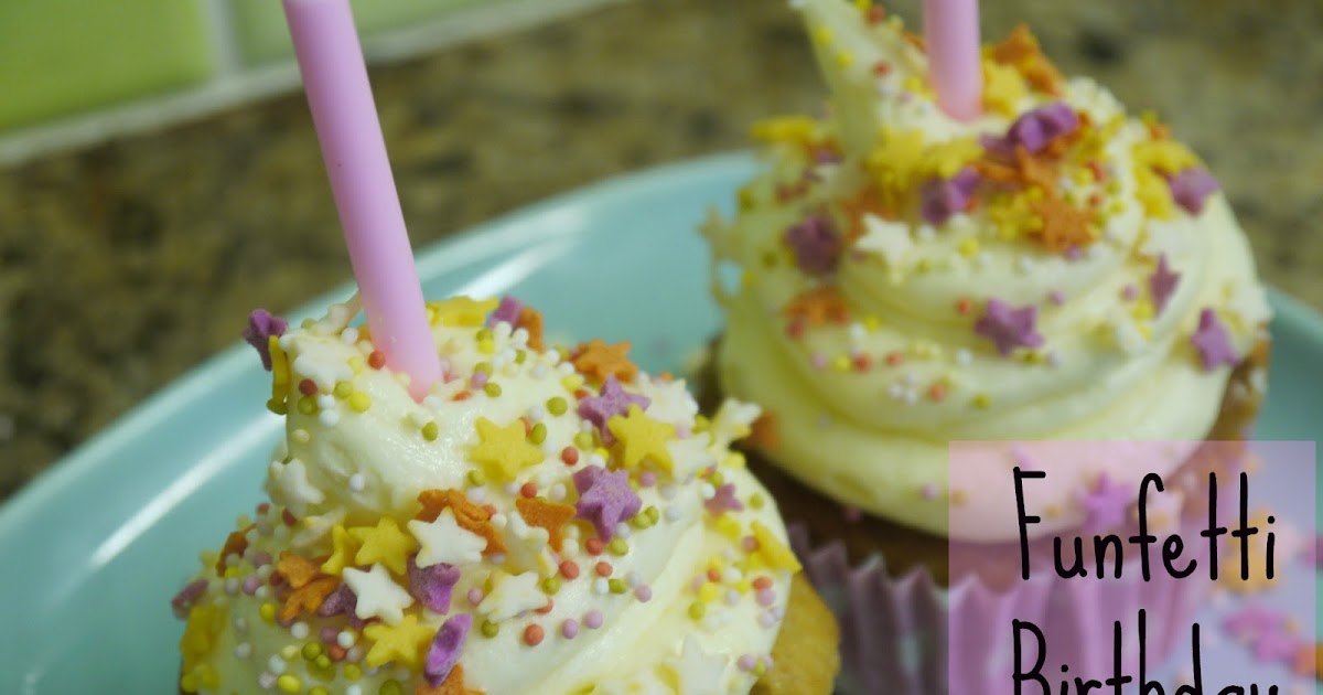 Heron's Crafts Funfetti Birthday Cupcakes