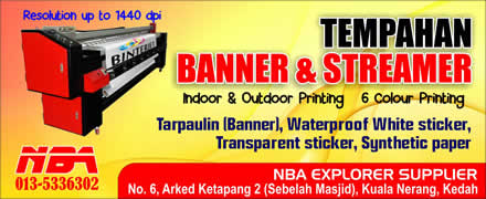 TEMPAHAN BANNER & STREAMER