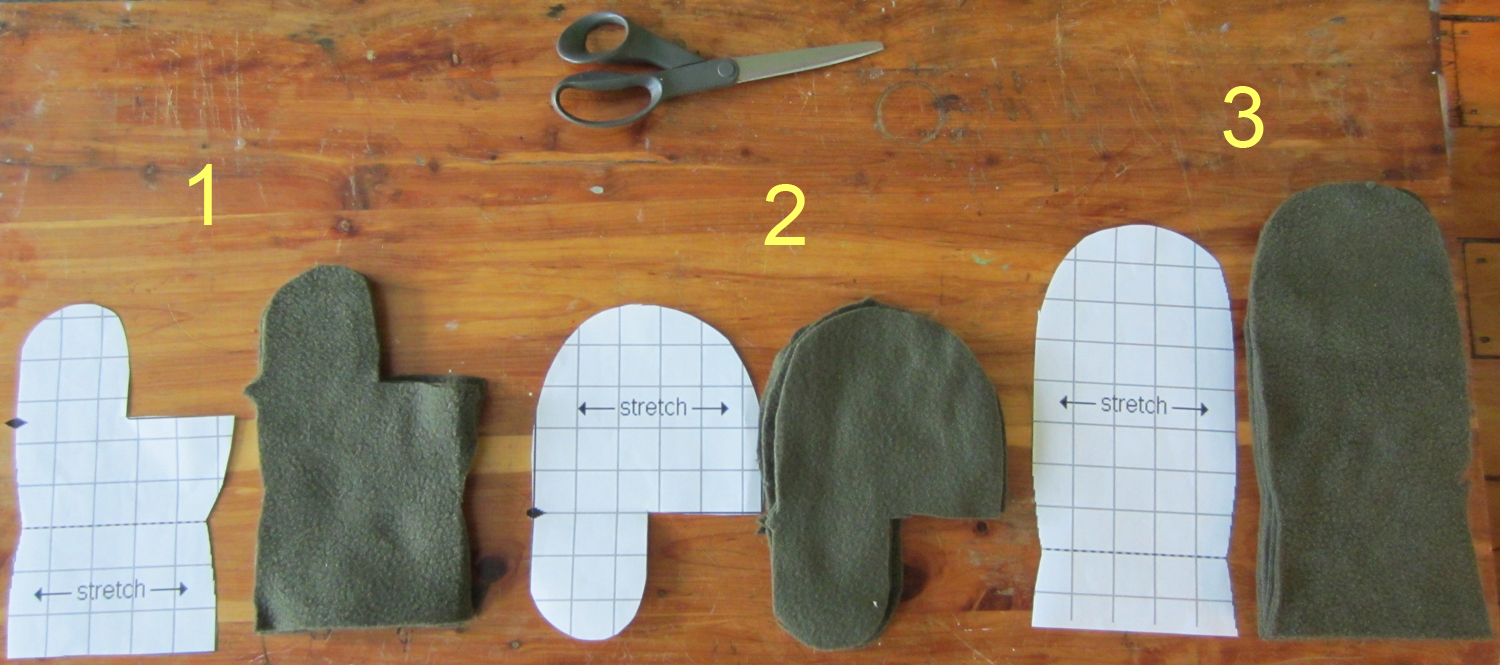 Found Beauty Studio Super Simple Fleece Mitten Tutorial