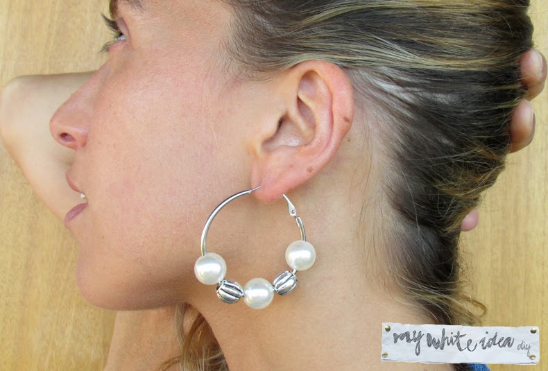 HOOP EARRINGS DIY MY WHITE IDEA DIY