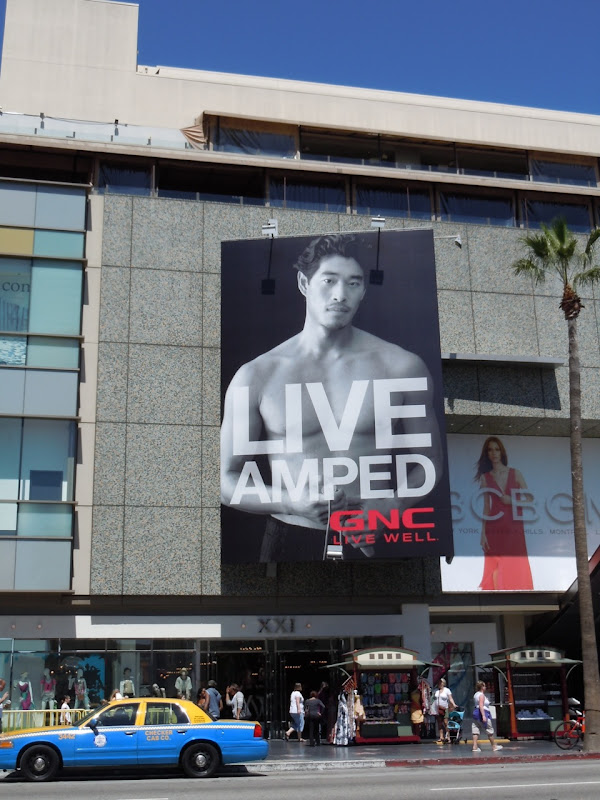 Live Amped GNC billboard