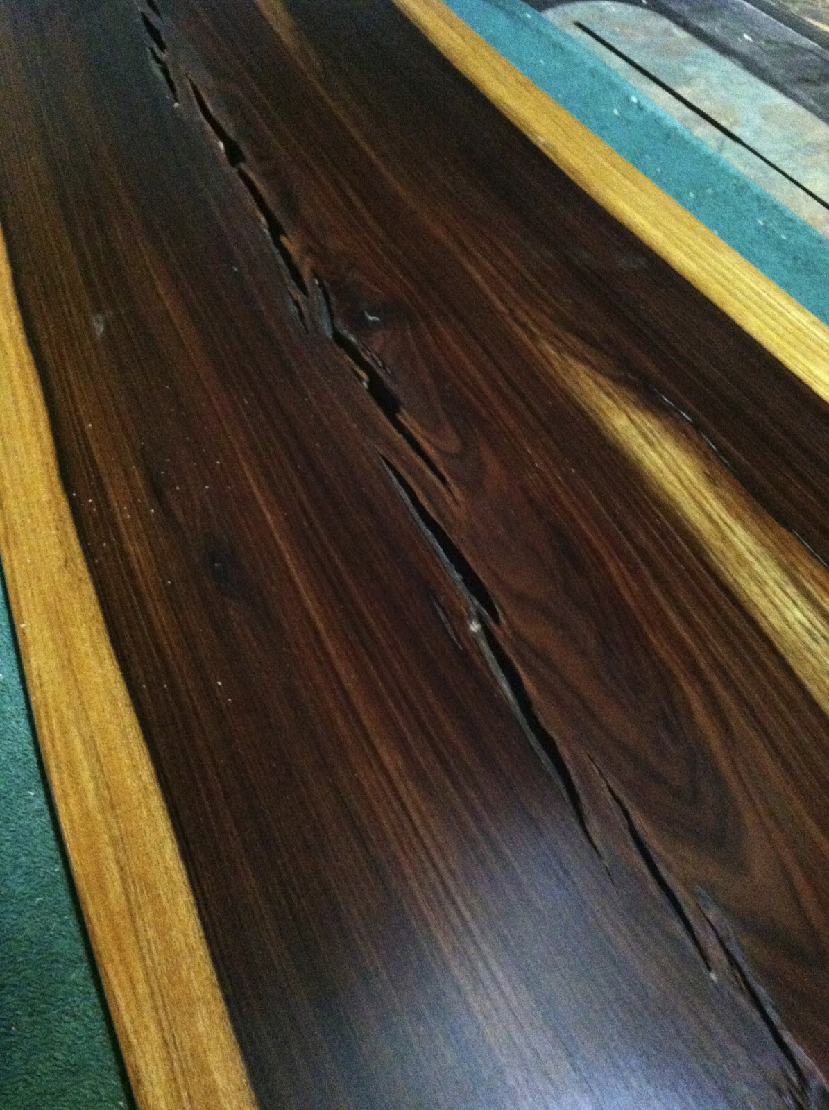 Eyrieatomy™ Santos Rosewood Table Table Top Finishing Update