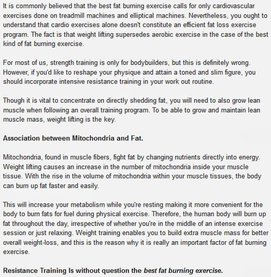 Quick Weight Loss Advices The Best Fat Burning Exercise to Build a