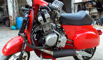 Foto Modifikasi Vespa Koleksi Foto Modifikasi Vespa Keren Dan Unik Terbaru