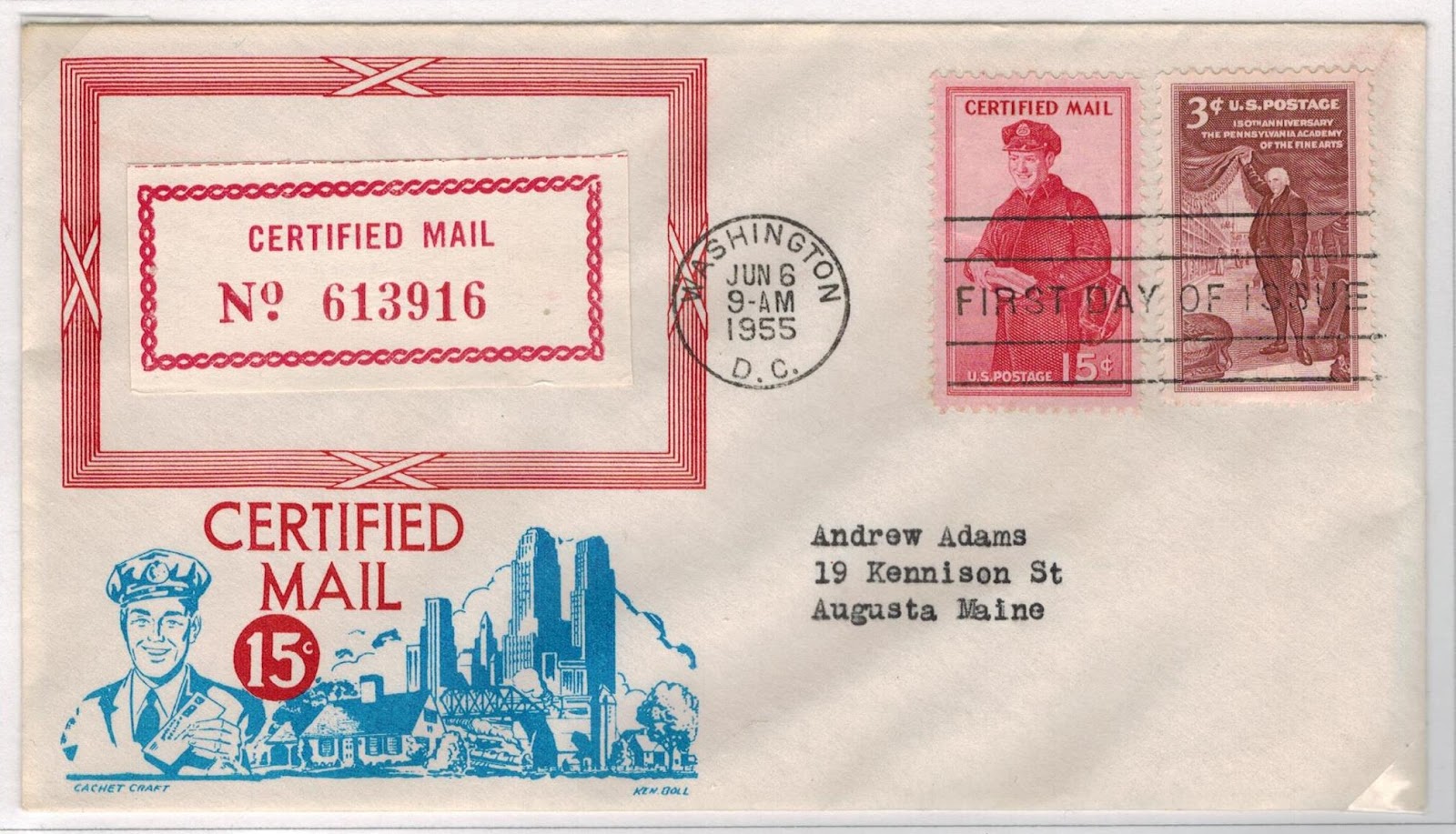 Postal History Corner Certified Mail