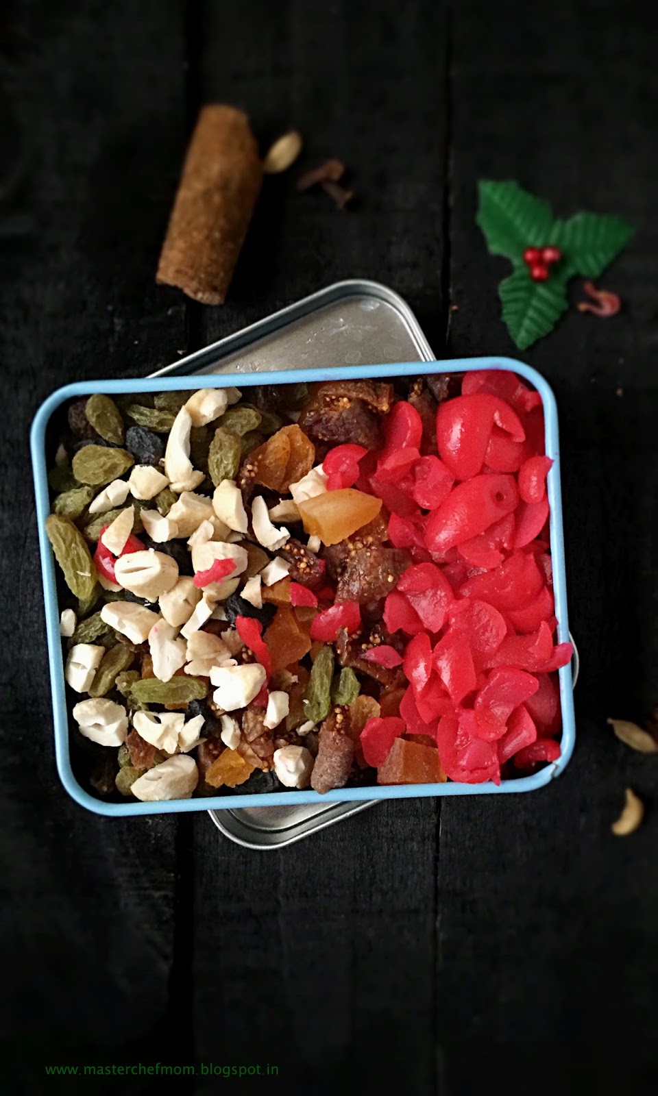 MASTERCHEFMOM Soaking Dry Fruits for Christmas Cake How to soak Dry