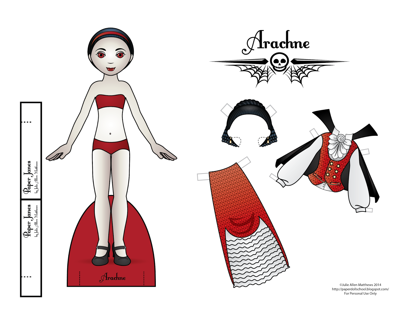 Paper Doll School Happy October New Paper Dolls!