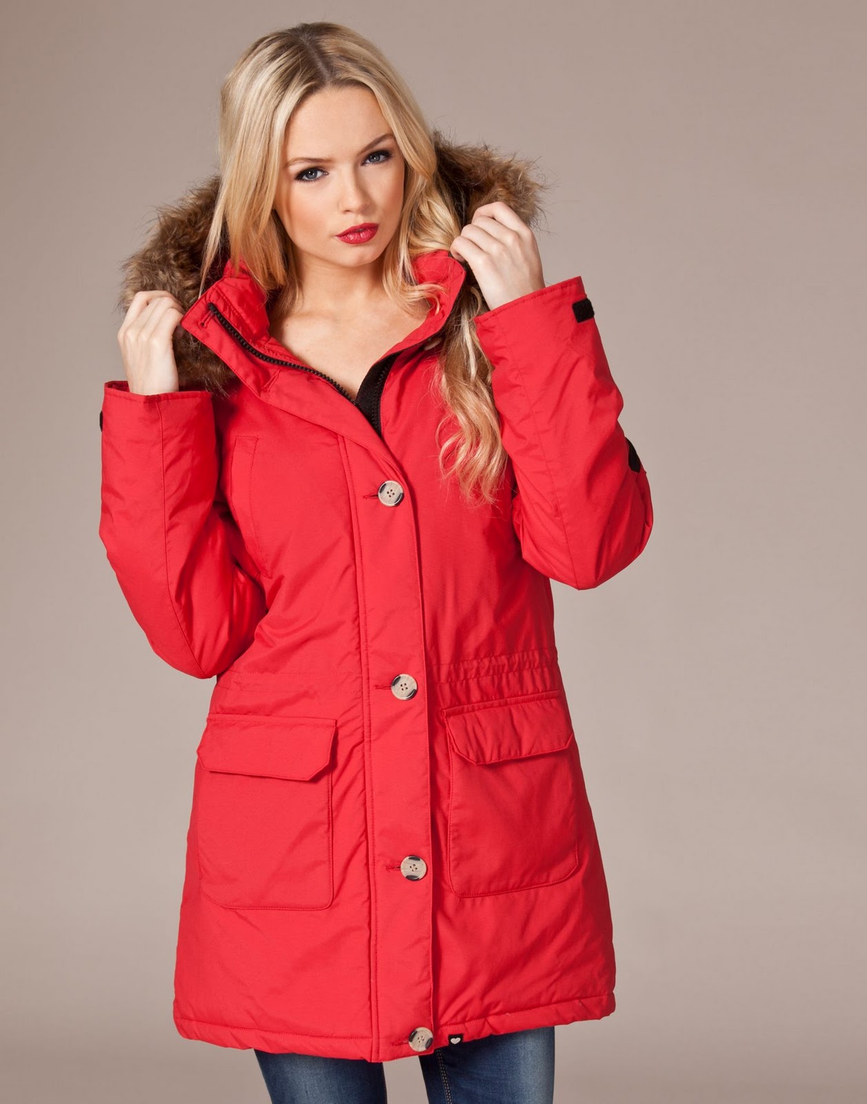 Ericas Jeane Blush Tove Parkas