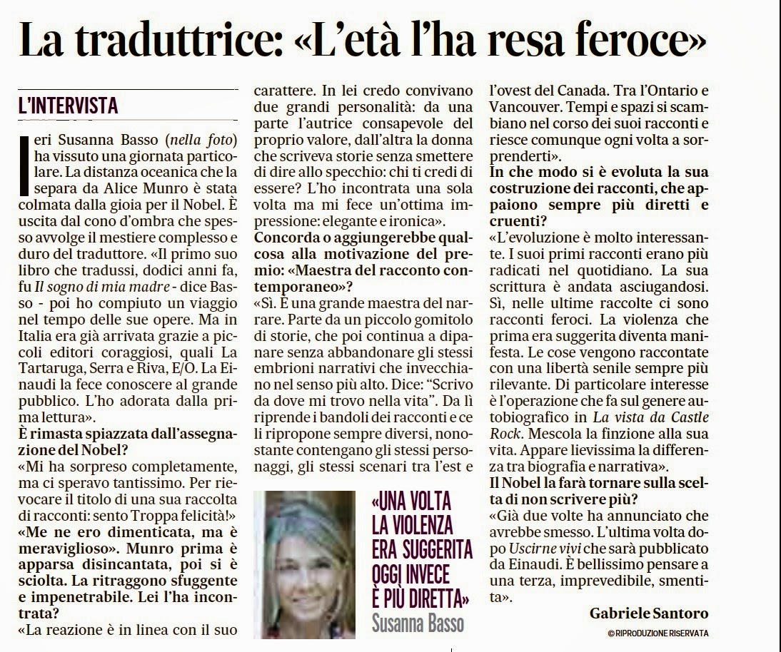 Anche libero va bene Susanna Basso, l'anima italiana delle opere del