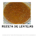Picto receta de lentejas