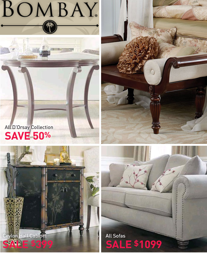 Bombay Furniture Sale Save up to 50 Canada Ads Online