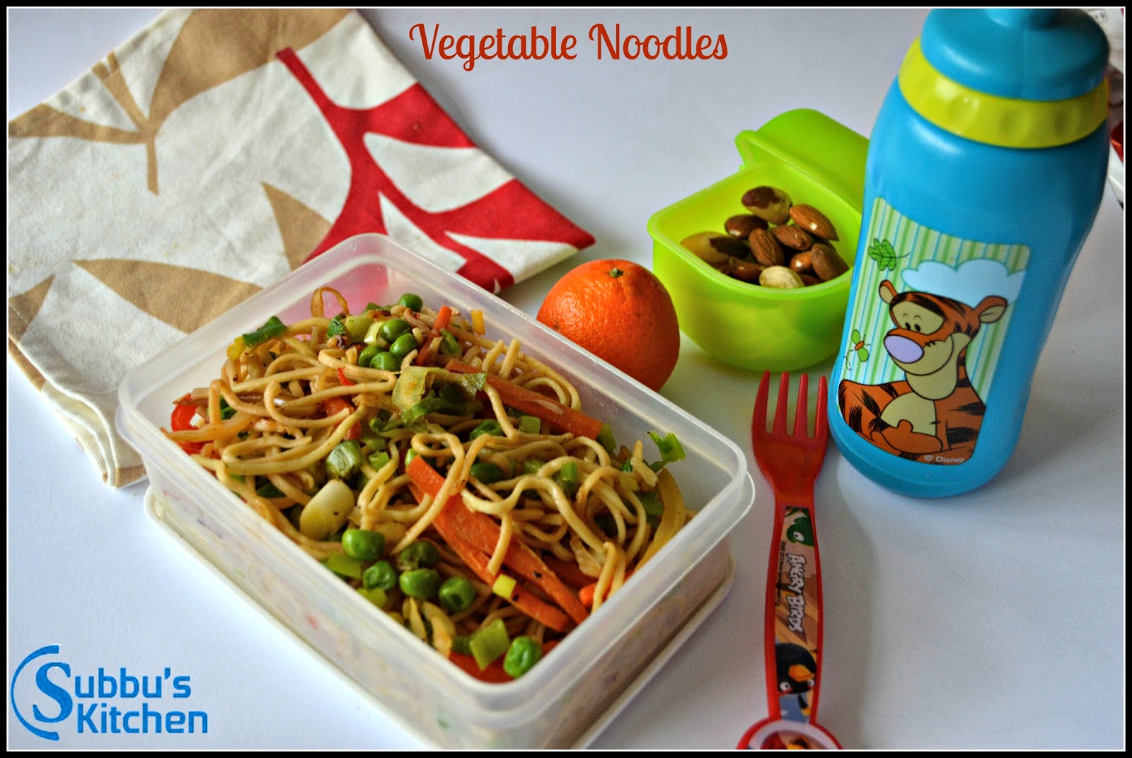 Vegetable Noodles Subbus Kitchen
