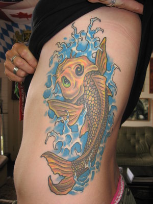 Koi Fish Tattoo Designs For Girls