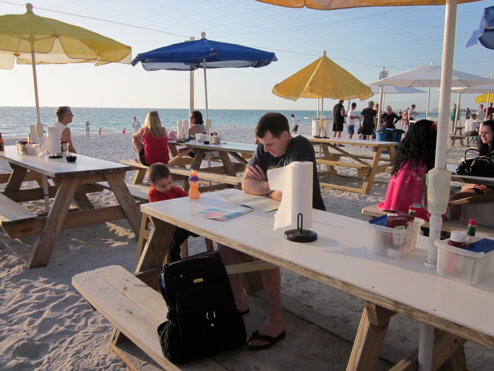 Arrows Sent Forth Caddy's on the Beach with kids
