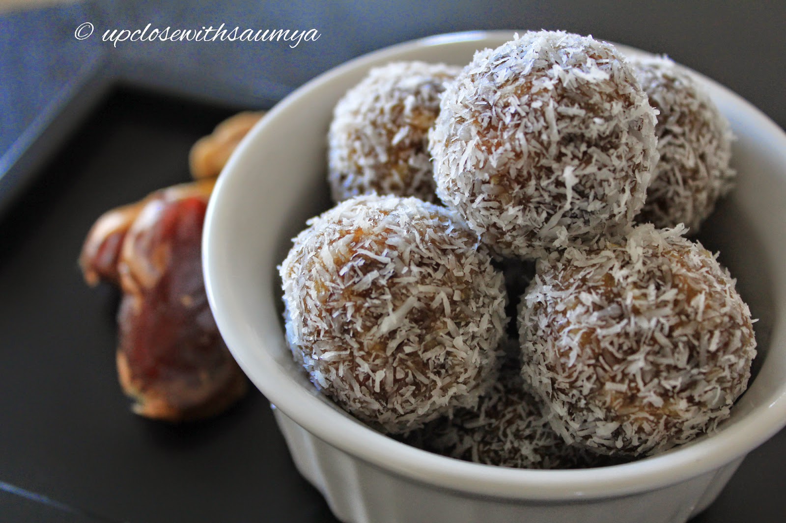 UpclosewithSaumya Date n Nut Balls....Healthy Sweet Indulgence