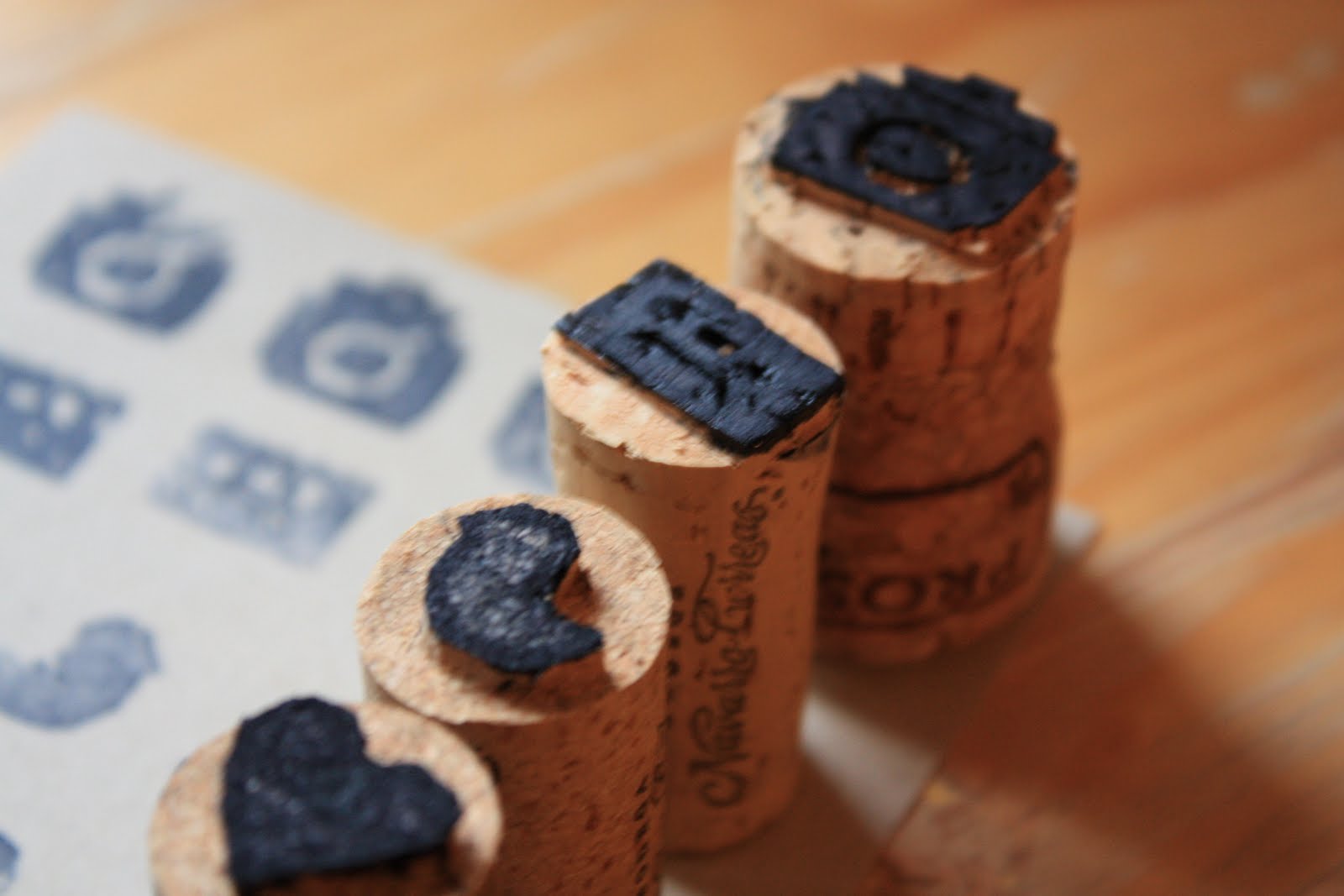 The Sweet Spot DIY Cork Stamps