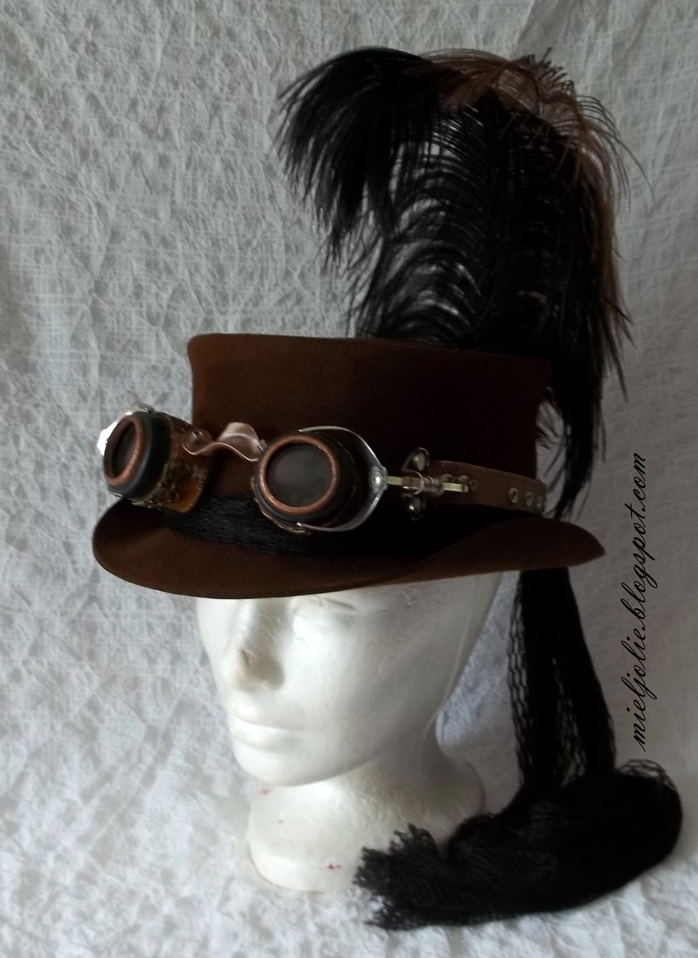 All Things Crafty Another Cowboy Hat into Steampunk Top Hat