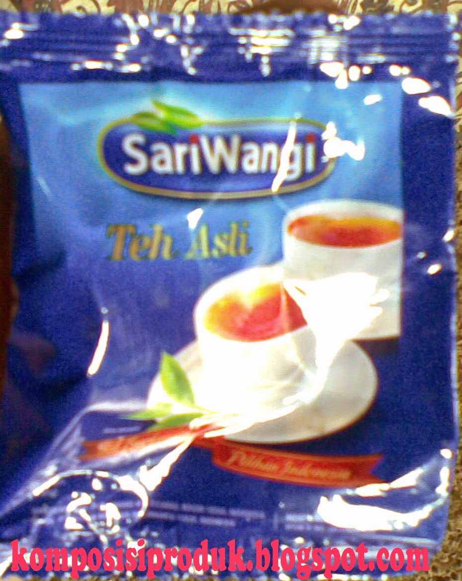 teh celup sari wangi sachet 9 25 gram komposisi produk teh celup sari wangi sachet 9 25 gram komposisi produk