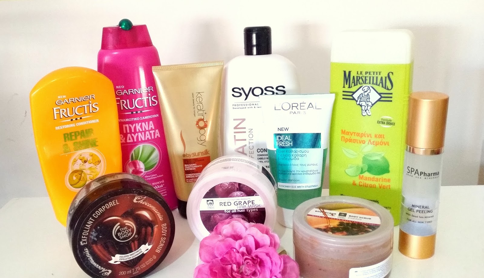 Shower routine Products I currently use Pink Daisy Loves