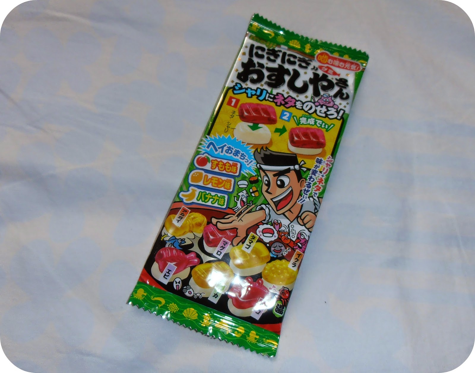 Shell Senseless Japanese Candy Kit Meiji Gummy Sushi Kit...