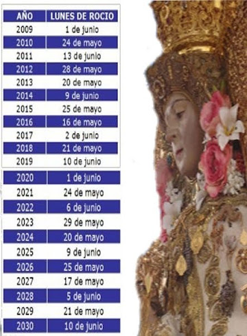 CALENDARIO ROCIERO