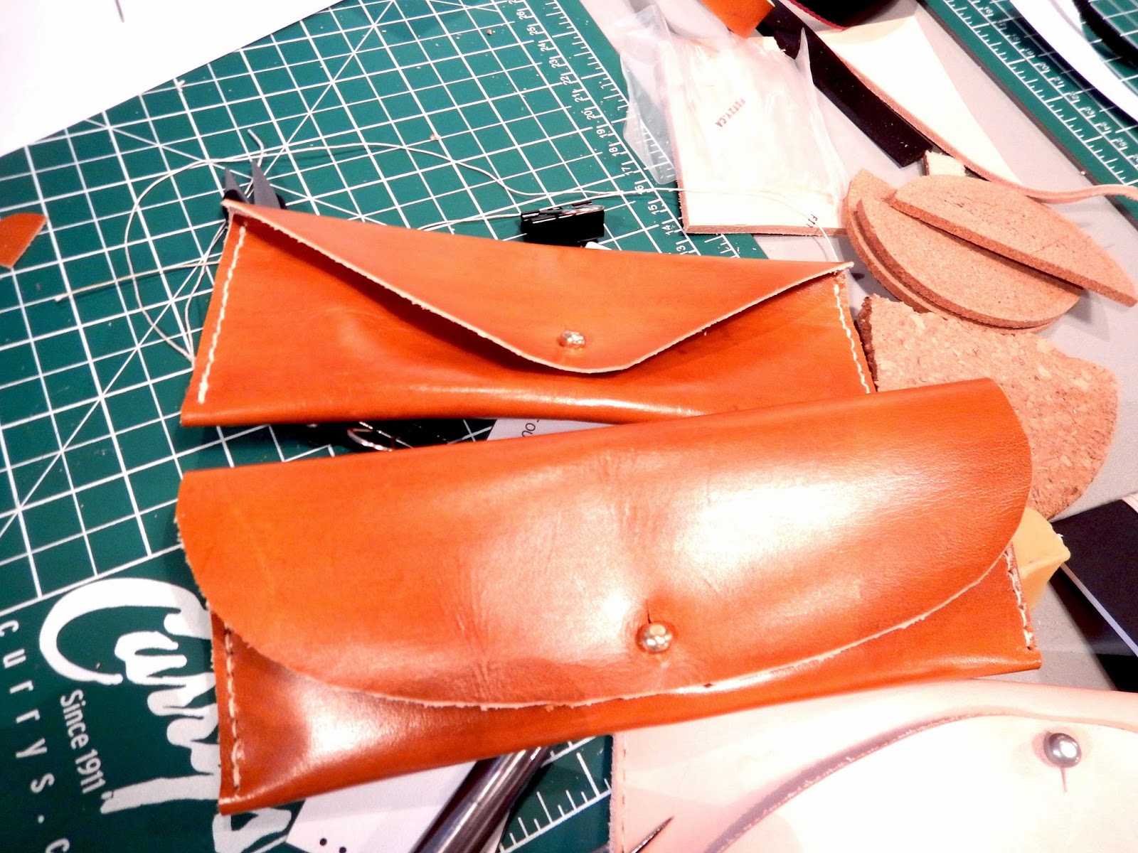 Fresh Coat of Paint DIY Leather Wallets