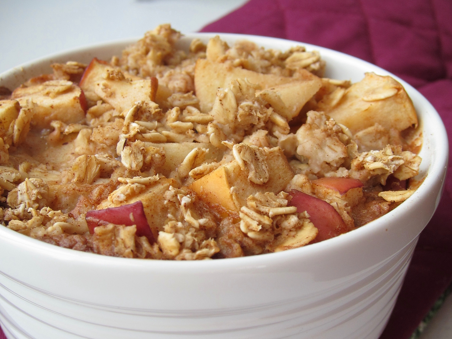 The Oatmeal Artist Apple Pie Baked Oatmeal