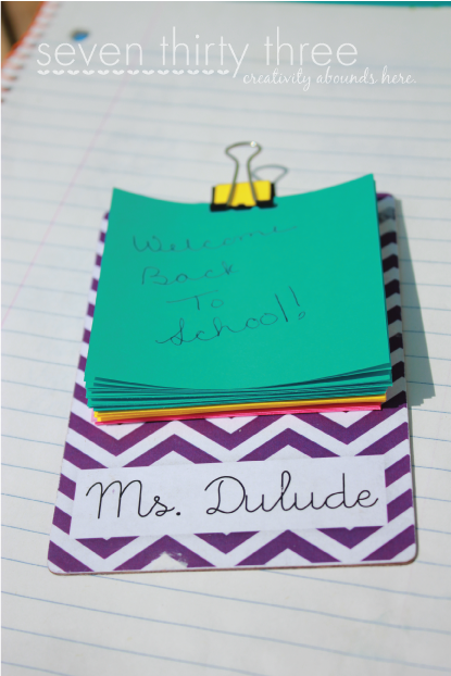 DIY Mini Clipboard