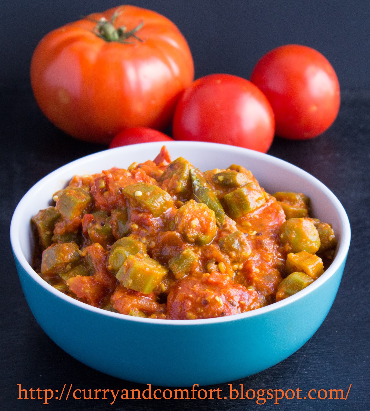 Kitchen Simmer Tomato and Okra Curry