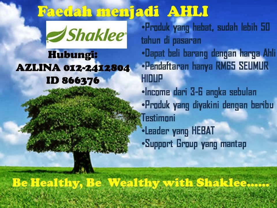 JANA PENDAPATAN DENGAN SHAKLEE