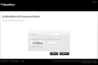 Cara Memulihkan BlackBerry ID ( Jika Lupa Password) Cara Memulihkan BlackBerry ID ( Jika Lupa Password)