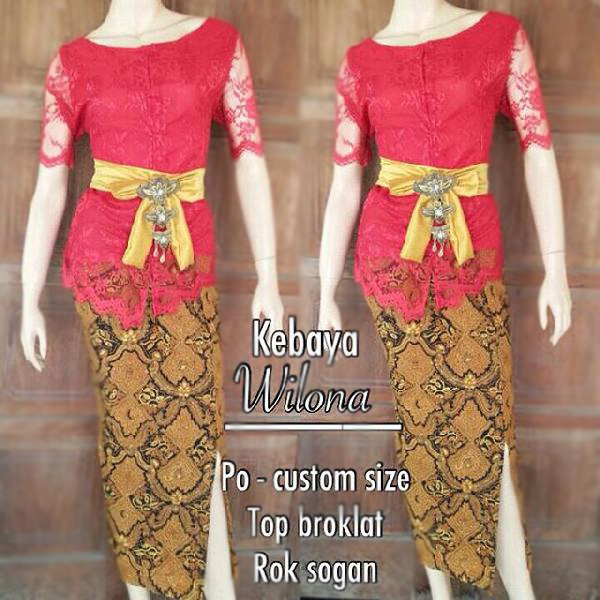4 Gambar Model Kebaya Modern Wilona Terbaru 200rb